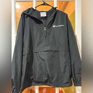 Champion Black Pullover Windbreaker
